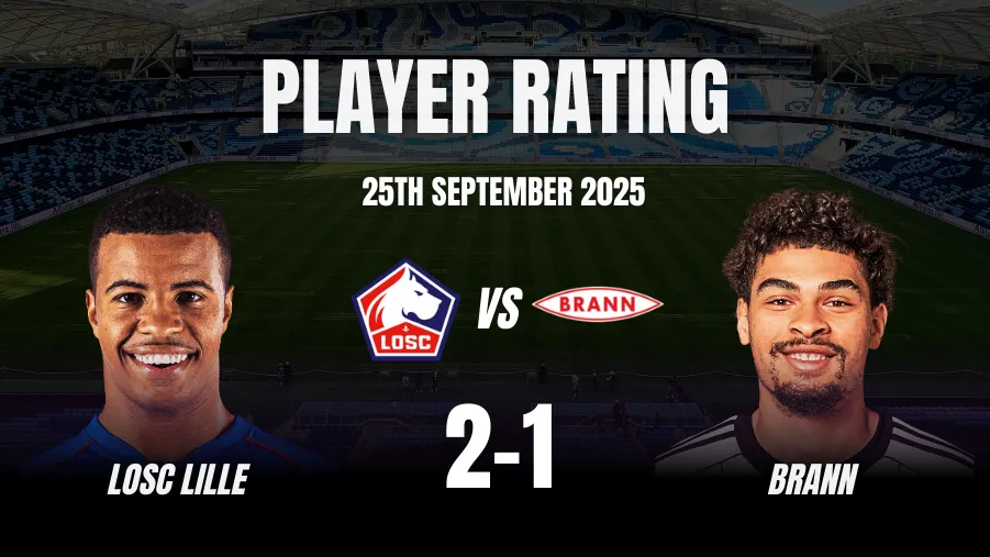 LOSC Lille vs Brann Player Ratings: Europa League, 25th September 2025